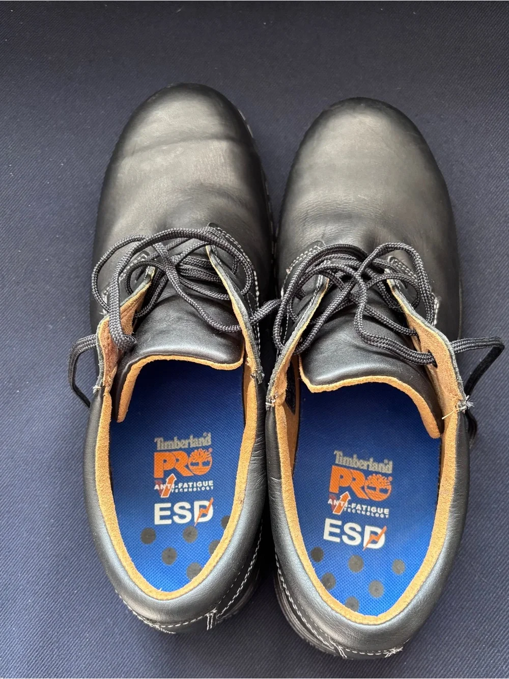 Timberland PRO Black Leather Oxford work shoe